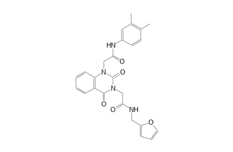 1-[3-(3,4-dimethylphenyl)-2-oxopropyl]-3-[4-(furan-2-yl)-2-oxobutyl]-1,2,3,4-tetrahydroquinazoline-2,4-dione