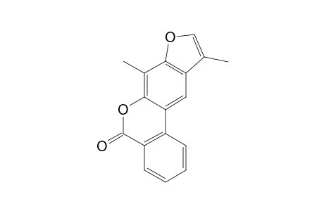 7,10-DIMETHYL-5H-BENZOFURO-[6,5-C]-2-BENZOPYRAN-5-ONE