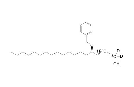 (2E,4R)-[1,1-2H-1,2-13C]4-Benzyloxy-2-octadecen-1-ol