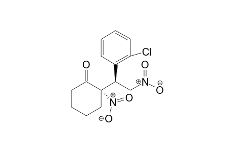 (S)-2-[(S)-1-(2-Chlorophenyl)-2-nitroethyl]-2-nitrocyclohexanone