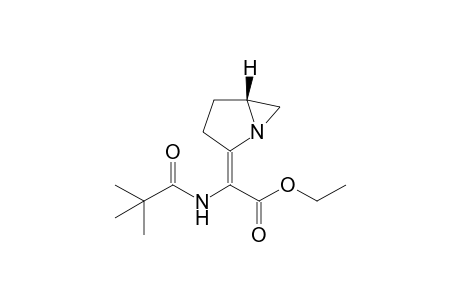 Ethyl 2-[(R)-1-Azabicyclo[3.1.0]hex-2-ylidene]-2-(tert-butylcarbonylamino)acetate