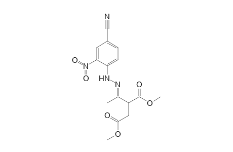 N(1)-[2'-Nitro-4'-cyanophenyl]-N(2)-[2"-(methoxycarbonyl)-1"-(<methoxycarbonyl>methyl)1''-methylethylimino]-hydrazine