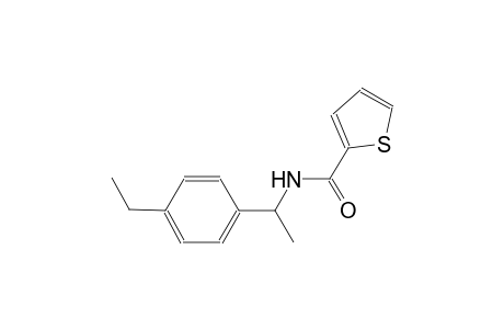 N-[1-(4-ethylphenyl)ethyl]-2-thiophenecarboxamide