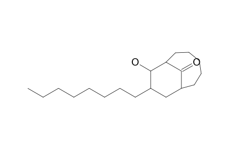 8-Hydroxy-9-octylbicyclo[5.3.1]undecan-11-one