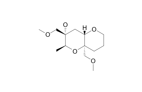 (4aS,6S,7S,8aS)-4a,7-bis(methoxymethyl)-6-methyl-2,3,4,6,8,8a-hexahydropyrano[5,6-b]pyran-7-ol