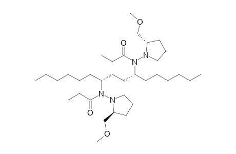 (1R,4R,2'S,2''S)-(-)-N-{1-Hexyl-4-[(2-methoxymethylpyrrolidine-1-yl)propionylamino]decyl}-N-(2-methoxymethylpyrrolidin-1-yl)propionylamide