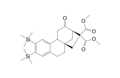 (2S,3R)-3,3-bis(Methoxycarbonyl)-7,8-bis(trimethylsilyl)-1-oxokaurane-derivative