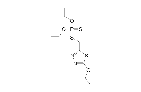 Phosphorodithioic acid, S-[(5-ethoxy-1,3,4-thiadiazol-2-yl)methyl] O,O-diethyl ester