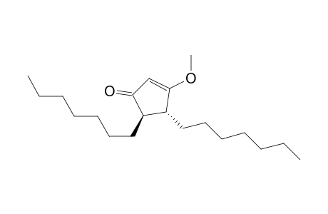 (4R,5R)-4,5-diheptyl-3-methoxy-1-cyclopent-2-enone