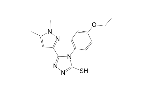 5-(1,5-dimethyl-1H-pyrazol-3-yl)-4-(4-ethoxyphenyl)-4H-1,2,4-triazole-3-thiol