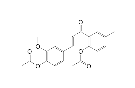 4,2'-bis(Acetyl)oxy-3-methoxy-5'-methylchalcone (isomer 2)