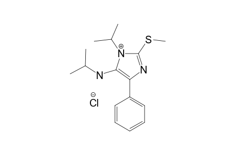 2-(Methylthio)-4-phenyl-1-isopropyl-5-(isopropylimino)imidazole Hydrochloride