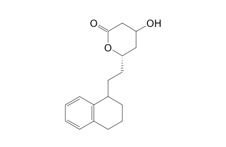 (6S)-4-Hydroxy-6-[2'-(1",2",3",4"-tetrahydro-1"-naphthyl)ethyl]-3,4,5,6-tetrahydro-2H-pyran-2-one