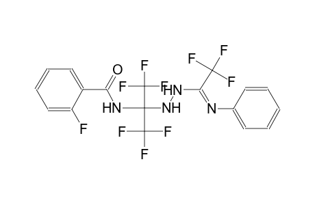 ethanimidic acid, 2,2,2-trifluoro-N''-phenyl-, 2-[2,2,2-trifluoro-1-[(2-fluorobenzoyl)amino]-1-(trifluoromethyl)ethyl]hydrazide, (1E)-