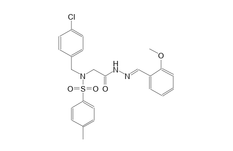 N-(4-chlorobenzyl)-N-{2-[(2E)-2-(2-methoxybenzylidene)hydrazino]-2-oxoethyl}-4-methylbenzenesulfonamide