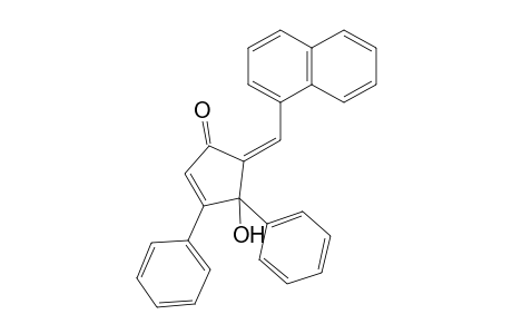 2-Cyclopenten-1-one, 4-hydroxy-5-(1-naphthalenylmethylene)-3,4-diphenyl-