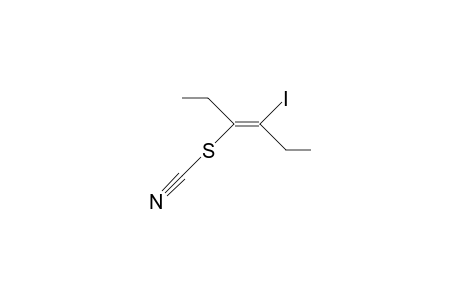 (E)-1-Ethyl-2-iodo-but-1-enyl thiocyanate