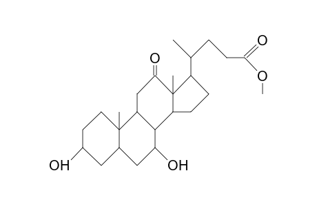 3a,7a-Dihydroxy-12-oxo-5b-cholanoic acid, methyl ester