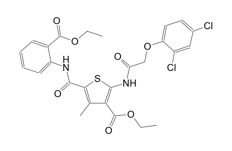 3-thiophenecarboxylic acid, 2-[[(2,4-dichlorophenoxy)acetyl]amino]-5-[[[2-(ethoxycarbonyl)phenyl]amino]carbonyl]-4-methyl-, ethyl ester