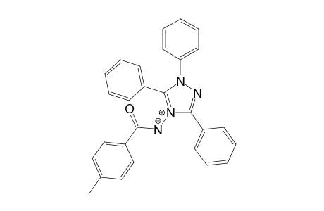 (1Z)-4-methyl-N-(1,3,5-triphenyl-1,2,4-triazol-1-ium-4-yl)benzenecarboximidate