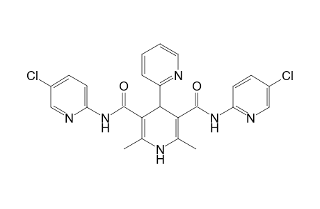 4-(2-Pyridyl)-2,6-dimethyl-3,5-bis-N-(5-chloropyridin-2-yl)-carbamoyl-1,4-dihydropyridine