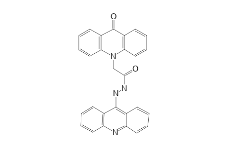 Acetic acid hydrazide, 2-(9(10H)-oxo-10-acridinyl)-N'-(9-acridinyl)-