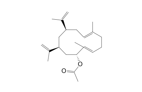 (1R,2E,6E,9S,11S)-2,6-Dimethyl-9,11-di(prop-1-en-2-yl)cyclododeca-2,6-dien-1-ylacetate