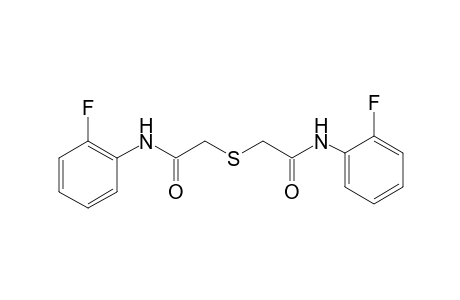 N-(2-Fluorophenyl)-2-([2-[(2-fluorophenyl)amino]-2-oxoethyl]thio)acetamide