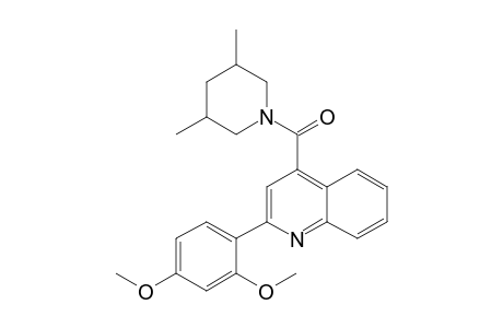 2-(2,4-Dimethoxyphenyl)-4-[(3,5-dimethyl-1-piperidinyl)carbonyl]quinoline