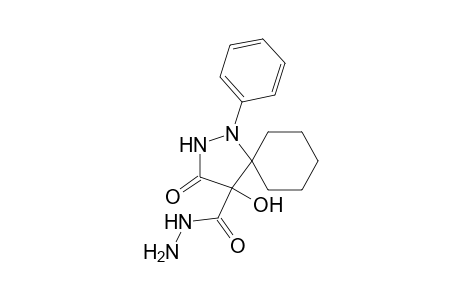 4-Hydroxy-3-oxo-1-phenyl-1,2-diazaspiro[4.5]decane-4-carbohydrazid