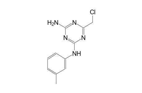 N-[4-amino-6-(chloromethyl)-1,3,5-triazin-2-yl]-N-(3-methylphenyl)amine