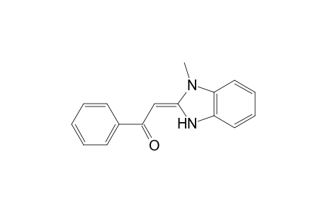 (2E)-2-(3-methyl-1H-benzimidazol-2-ylidene)-1-phenyl-ethanone