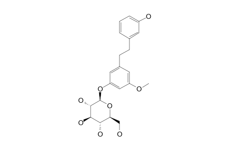 BATATASIN-III-3-O-GLUCOPYRANOSIDE;3'-HYDROXY-5-METHOXYBIBENZYL-3-O-BETA-D-GLUCOPYRANOSIDE