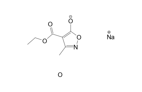 Ethyl 5-hydroxy-3-methyl-4-isoxazolecarboxylate sodium salt hydrate