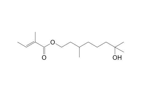 Hydroxy citronellyl tiglate
