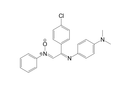 1-(4-Dimethylaminophenyl)-2-(4-chlorophenyl)-4-phenyl-1,4-diazabutadien 4-N-oxide