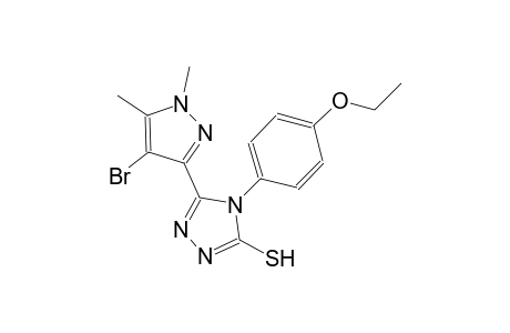 5-(4-bromo-1,5-dimethyl-1H-pyrazol-3-yl)-4-(4-ethoxyphenyl)-4H-1,2,4-triazole-3-thiol