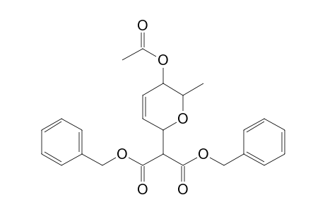 Dibenzyl ( 5'-acetoxy-6'-methyl-5',6'-dihydro-2H-pyran-2'-yl)malonate