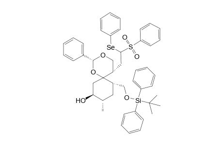 (2R,5S,6S,8S,9S,11S)-11-[(tert-butyldiphenylsilyloxy)methyl]-9-methyl-2-phenyl-5-[2-(phenylseteneyl)-2-(phenylsulphonyl)ethyl]-1,3-dioxaspiro[5.5]undecan-8-ol