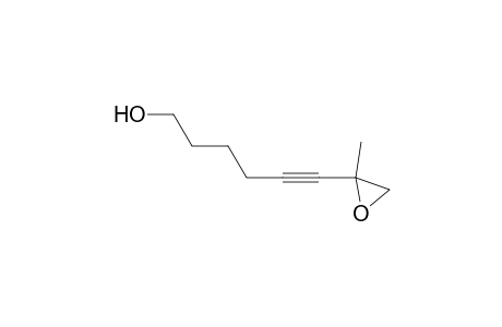 6-(2-Methyloxiranyl)hex-5-yn-1-ol