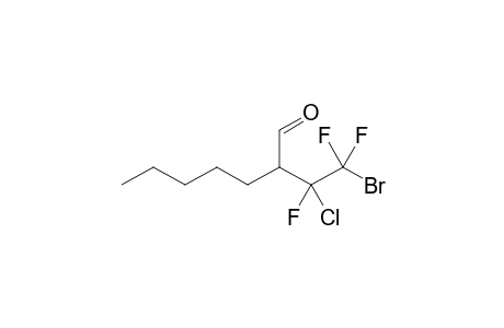 2-(2-Bromo-1-chloro-1,2,2-trifluoroethyl)heptanal