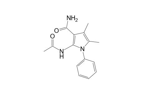 2-Acetylamino-4,5-dimethyl-1-phenylpyrrole-3-carboxamide