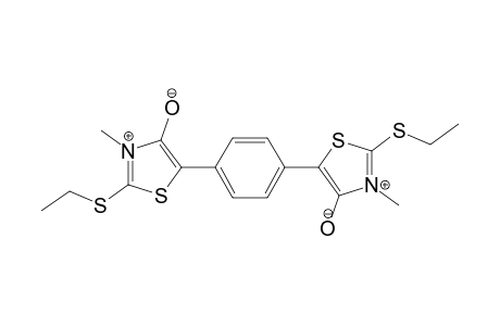 5,5'-(1,4-phenylene)-bis[2-(ethylthio)-3-methyl-1,3-thiazolium-4-olate]