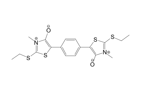 5,5'-(1,4-phenylene)-bis[2-(ethylthio)-3-methyl-1,3-thiazolium-4-olate]