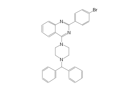 4-(4-benzhydryl-1-piperazinyl)-2-(4-bromophenyl)quinazoline