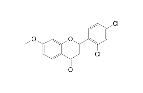 2-(2,4-Dichlorophenyl)-7-methoxychromen-4-one