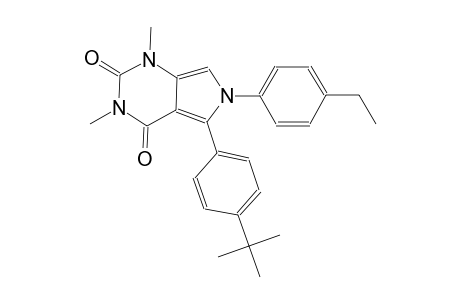 5-(4-tert-butylphenyl)-6-(4-ethylphenyl)-1,3-dimethyl-1H-pyrrolo[3,4-d]pyrimidine-2,4(3H,6H)-dione