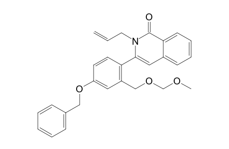 2-Allyl-3-(4-benzyloxy-2-methoxymethoxymethylphenyl)-2H-isoquinolin-1-one