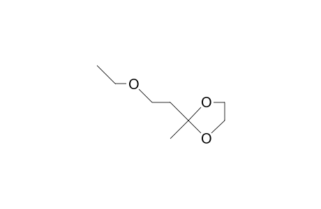 2-(2-Ethoxy-ethyl)-2-methyl-1,3-dioxolane