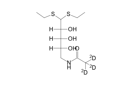 5-Acetamido-D3-5-deoxy-L-arabinos diethyl dithioacetal